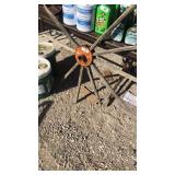 Vintage wagon wheel spokes