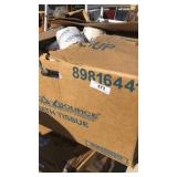 Large box of toilet paper tissue