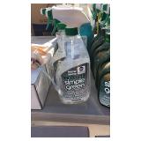 5 bottles of Crystal simple green