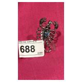 Shell scorpion necklace