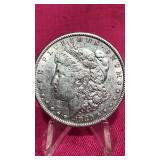 1880 P Morgan Silver $1 Dollar Coin