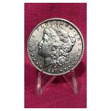 1887 P Morgan Silver $1 Dollar Coin