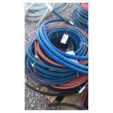 Various sizes and links of airline hose