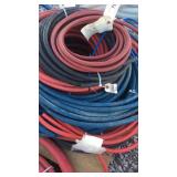 Various sizes and links of airline hose