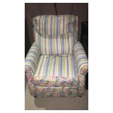 Colorful super comfy reclining chair