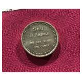 .999 1oz Silver Round - Golden West Teton