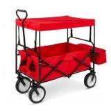 New Garden Wagon w/ Cover and Foldable