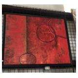 Large Red Painting by Max