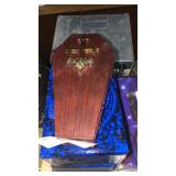 2 w/ Boxes Coffins w/ Skelton