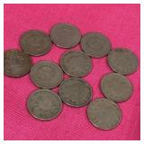 10 V Nickels  100 + Years Old