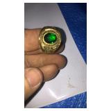 Look A Like Air Force Green Stone Ring