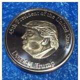 .999 1 oz Copper Trump Collectable Token