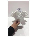 Vintage Fenton Milk Glass Pedestal