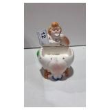 Vintage Tea Bag Holder- Ceramic Lady