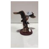 Small Copper Colored Eagle on Stand