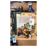 4 Cookbooks -Mexican Cooking, Shaker Cookbook,