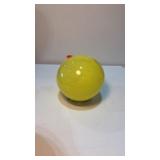 Yellow Art Sphere w/ Love on Bottom