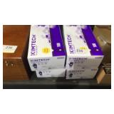 4 Boxes Purple Nitrile Exam Gloves sz M