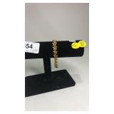 14k Gold Flower Bracelet  G.C. Jessop