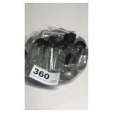 10 Empty Glass Vials