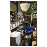 Brass countertop lamp