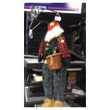 Shelf Sitter Fishing Santa