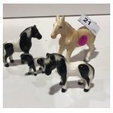 Vintage Japan Mini Ceramic 4 Horses
