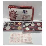 2003 US Mint Proof Silver  Coin Set