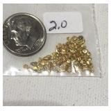 2.0 Grams Natural Alaskan Gold Nuggets