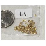 1.1 Grams Natural Alaskan Gold Nuggets