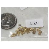 1.0 Grams Natural Alaskan Gold Nuggets