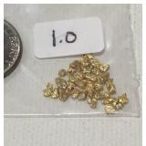 1.0 Grams Natural Alaskan Gold Nuggets