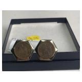 Cuff Links w/ Indian Head Pennies