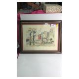 Le Moulin Rouge Water Color