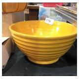 Large Yellow Bauer Bowl