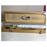 Unitech Lettering Equipment  in Wood Case