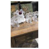 Acrylic angel tea light holders
