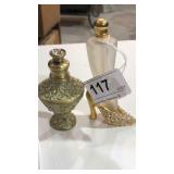 2 Perfume Bottles w/ Bling