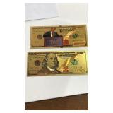 2009A 24k Gold Plated US $100 Faux Note & 2020 Re-