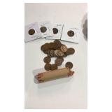 75 Lincoln Wheat Cents 1909-1958 Most Years & Mint