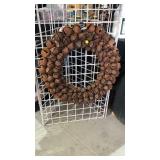 Rustic Christmas Bell Wreath