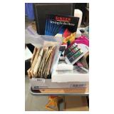 Sewing thread, and patterns Box