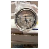 6    2" ss 160psi 1/4 back Liquid Gauge
