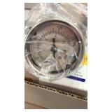 6    2" ss 160psi 1/4 back Liquid Gauge