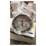 6    2" ss 160psi 1/4 back Liquid Gauge