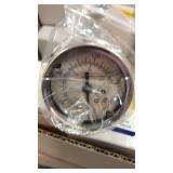 6    2" ss 160psi 1/4 back Liquid Gauge