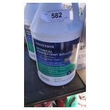 1 gallon of disinfectant solution kills 99.9% of