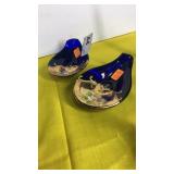 2 Bohemia Cobalt Dishes