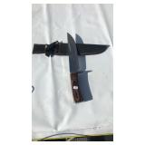 Long Stainless Steel Blade w/ Sheath & Side Detail