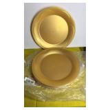 New Tupperware Gold Open House Plates